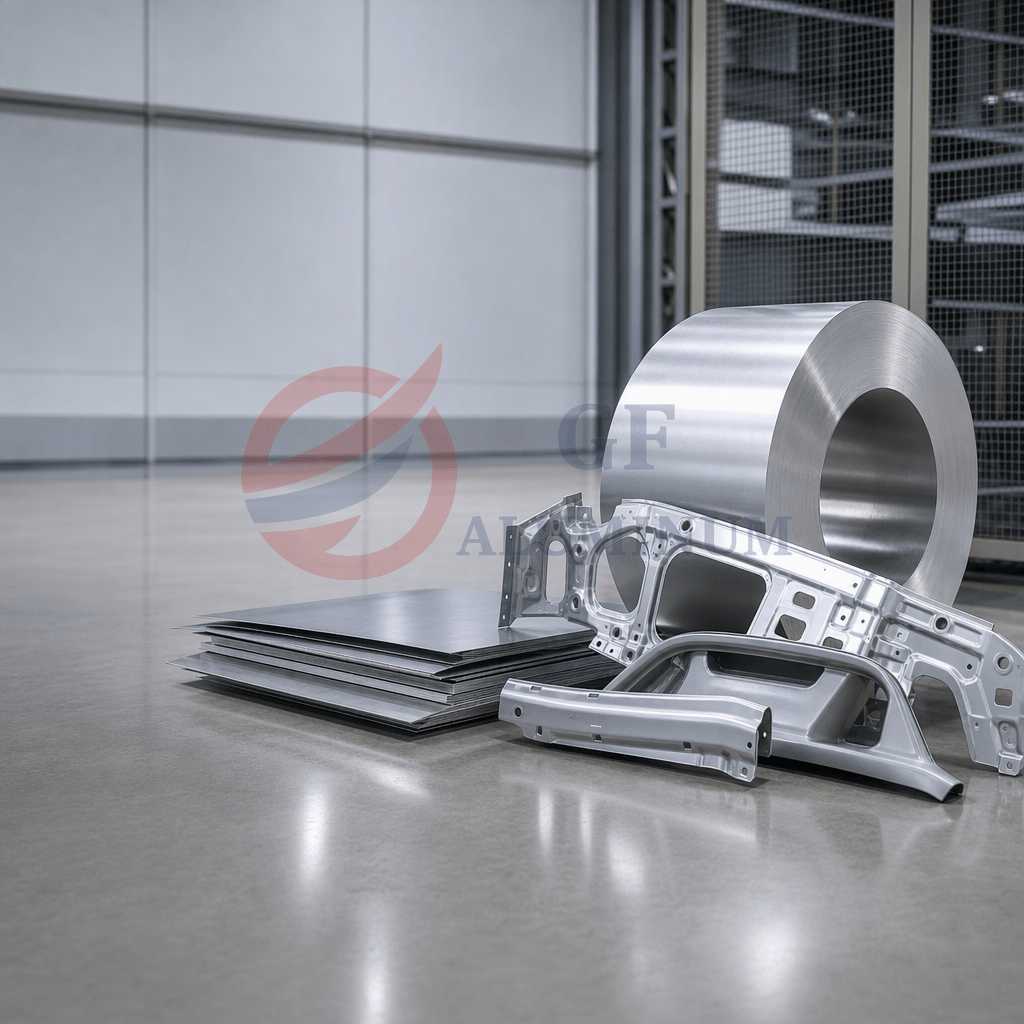 Mill finish aluminum sheet and coil for automotive interior part processing