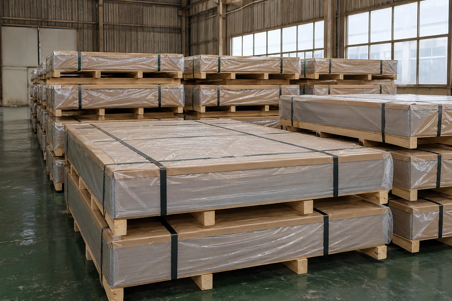 2017 aluminum sheet export packaging