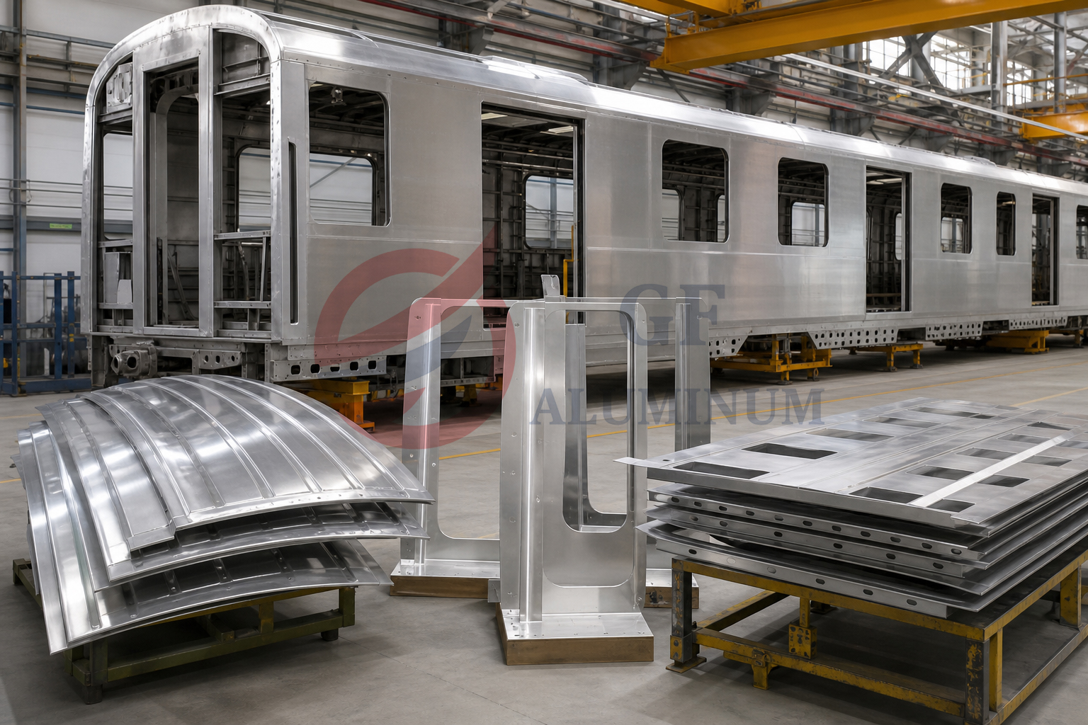 Aluminum sheet applications in rail vehicle manufacturing